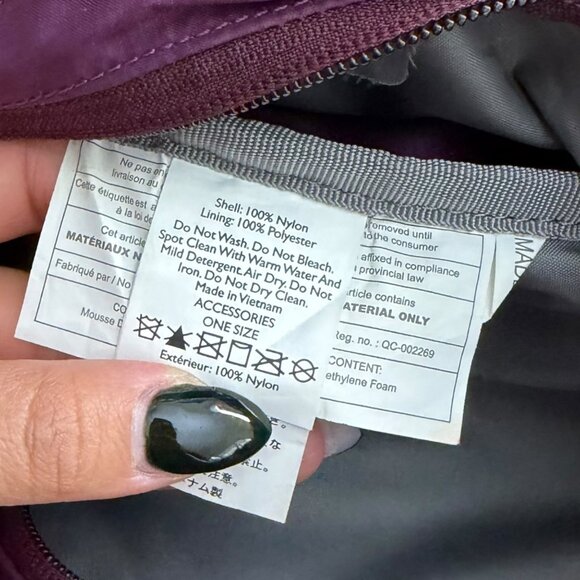 Eddie Bauer Sling Bag Purple Gorpcore Hiking Camping Outdoor Tactical - Picture 7 of 9